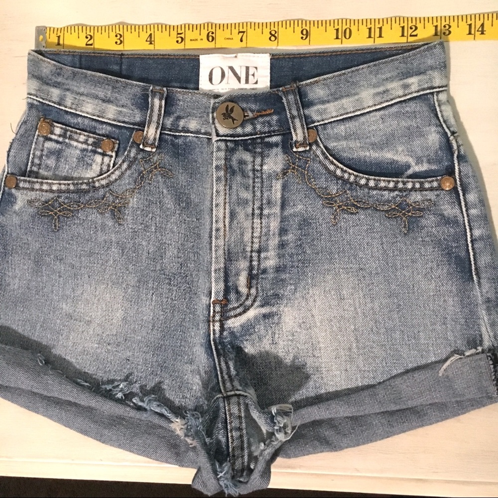 {One Teaspoon} High-rise Cut-offs - Picture 8 of 8